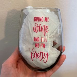 Stemless Wine Glass